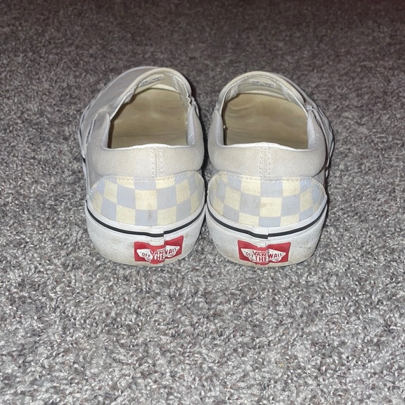 Grey checkered slip on vans - Picture 2 of 3